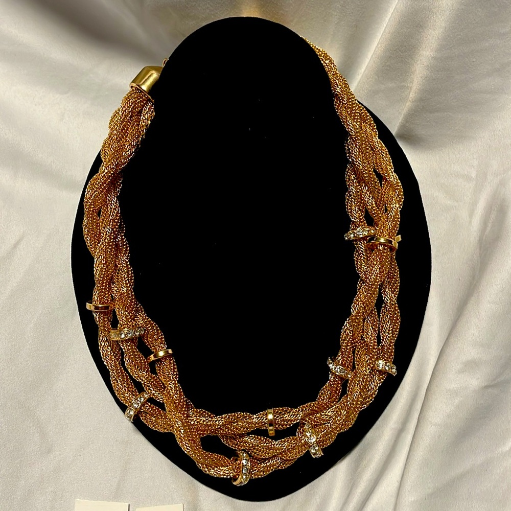 Gold Rope Necklace Chunky